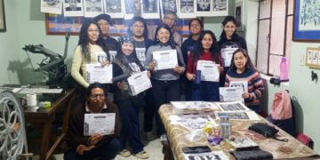 Participantes del primer Xilomaratón en Tarija