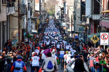 ¡Emoción y fe en dos ruedas! Mira las imágenes de la partida de la XXXV Carrera San Roque - Chaguaya