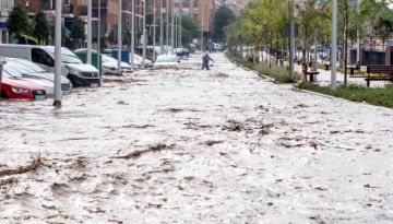 Imágenes de los efectos de las inundaciones por las fuertes lluvias en España