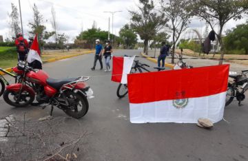 Imágenes de los puntos de bloqueo en las diferentes arterias de Tarija