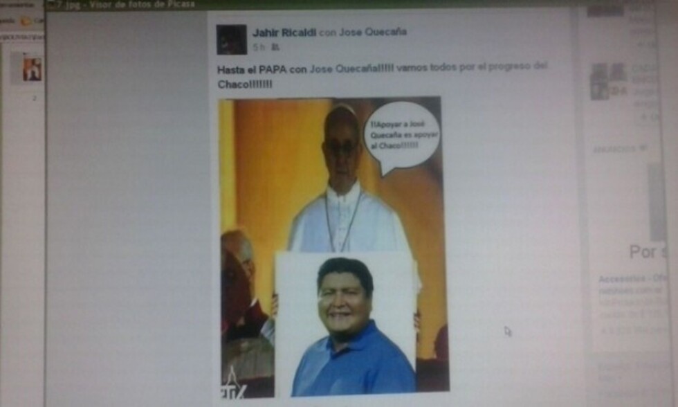A VUELTAS CON EL PAPA