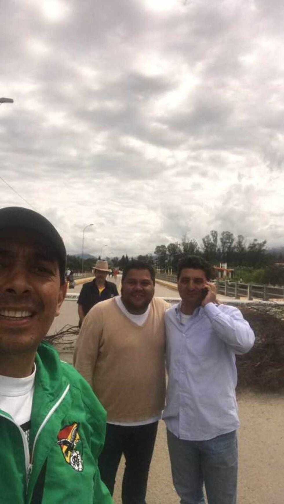 Selfie en el bloqueo