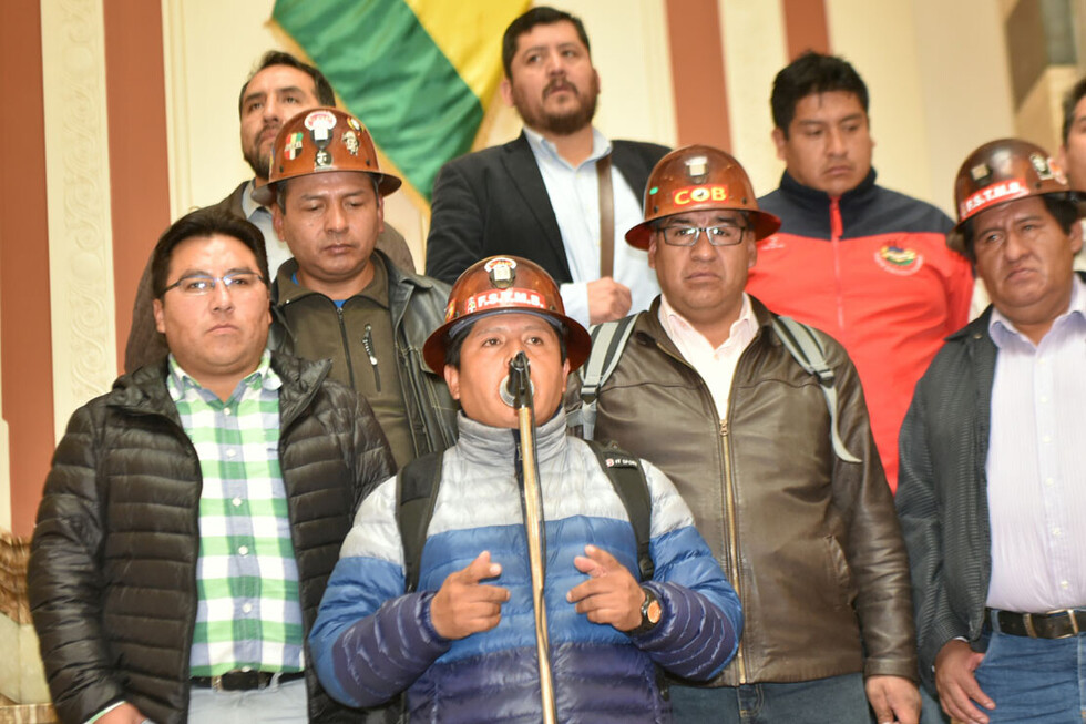 COB y Gobierno trabajarán pliego por tiempo y materia