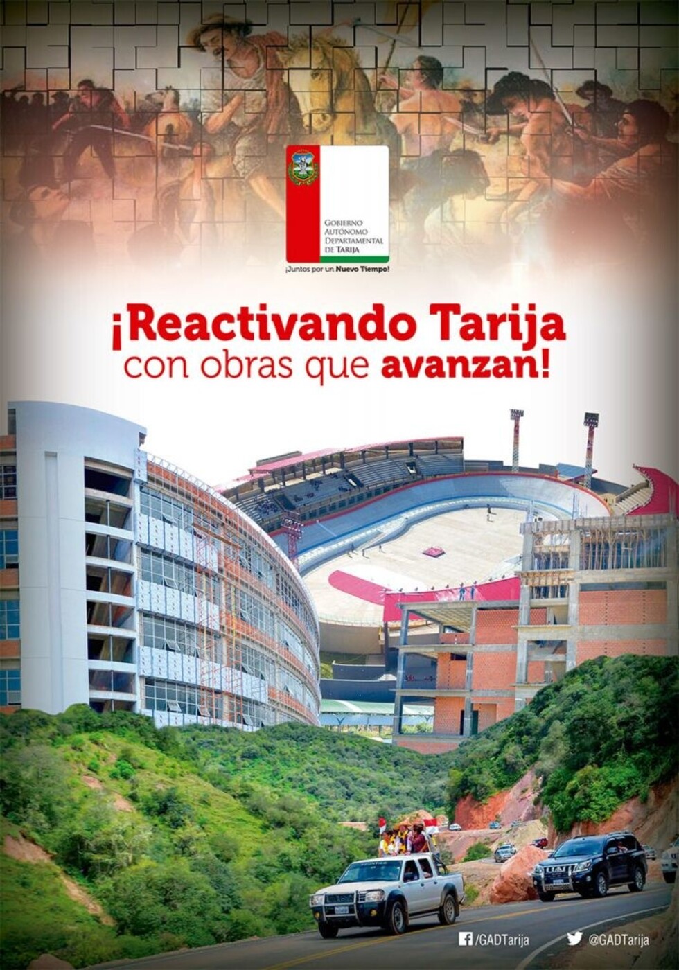 ¡Reactivando Tarija con obras que avanzan!