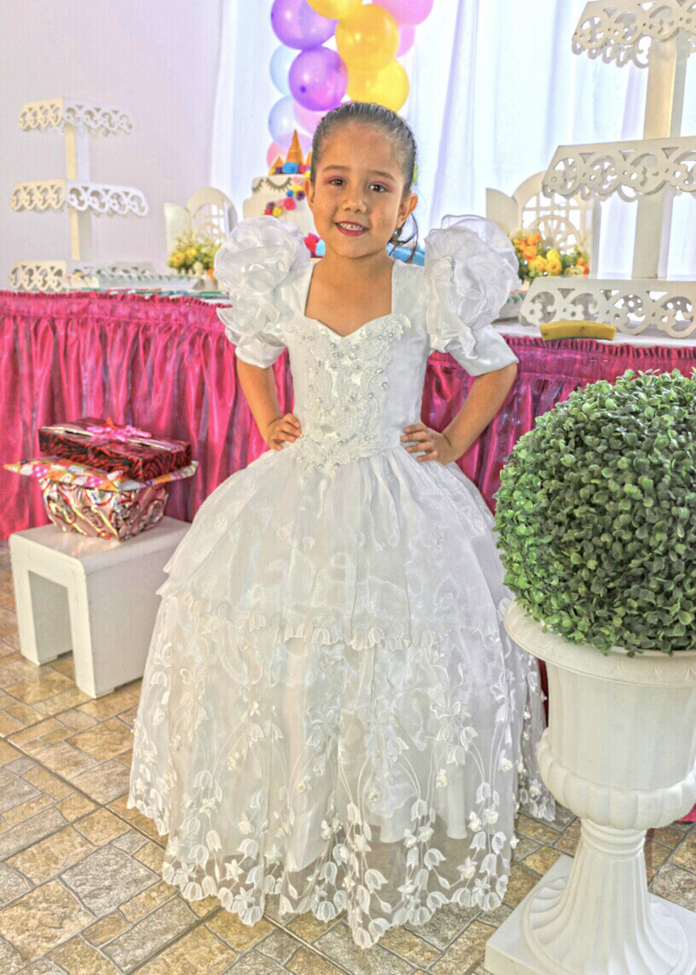 Festejando el cumple de Alexia Esther