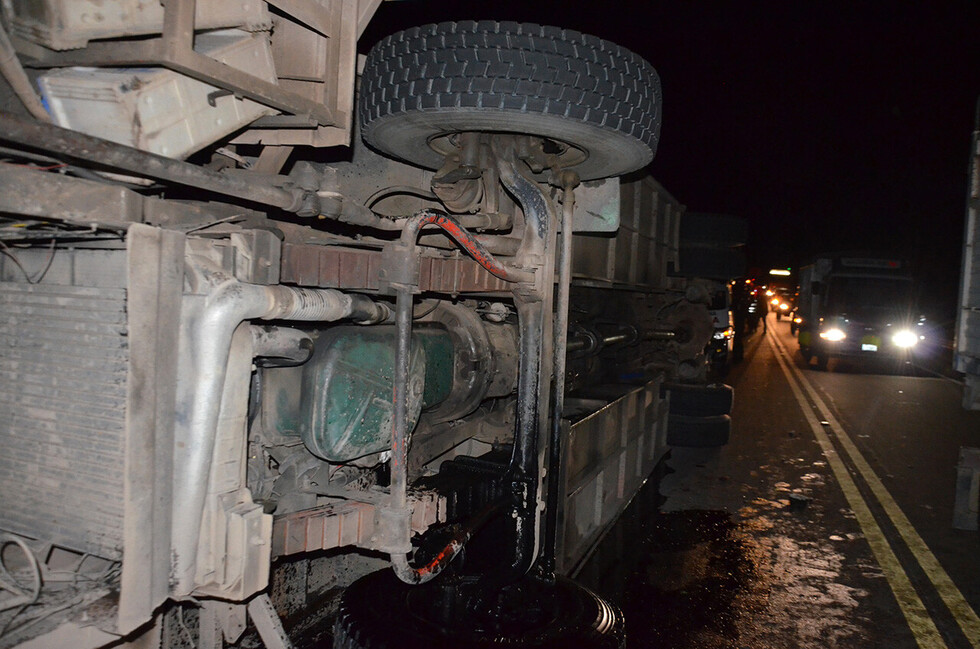 Conductor de flota Narváez en estado de ebriedad volcó en Yacuiba
