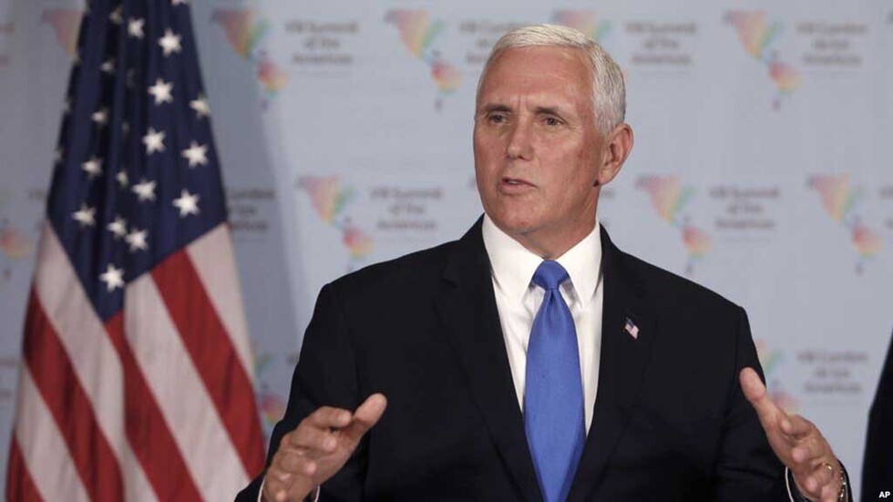 Pence pide a la OEA suspender a Venezuela