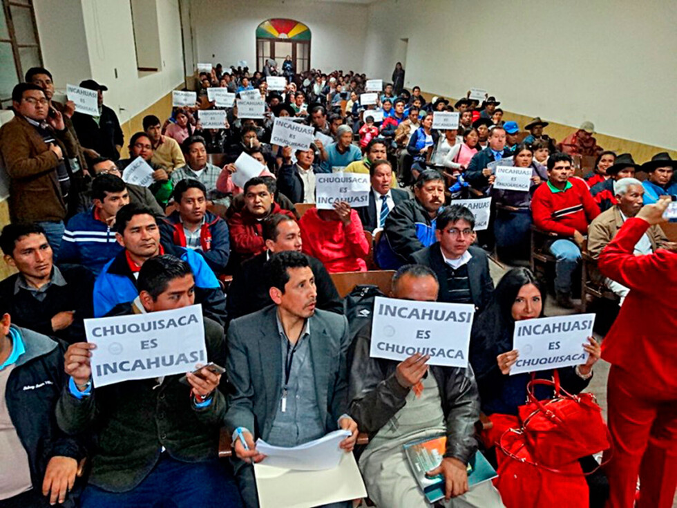 Chuquisaca rechaza acuerdo por Incahuasi