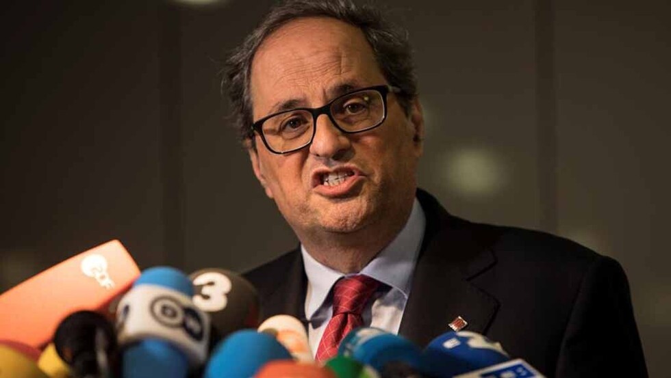 Quim Torra pide diálogo a Rajoy para resolver crisis