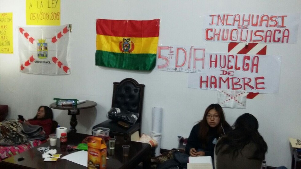 Concejales de Sucre suspenden huelga de hambre por Incahuasi