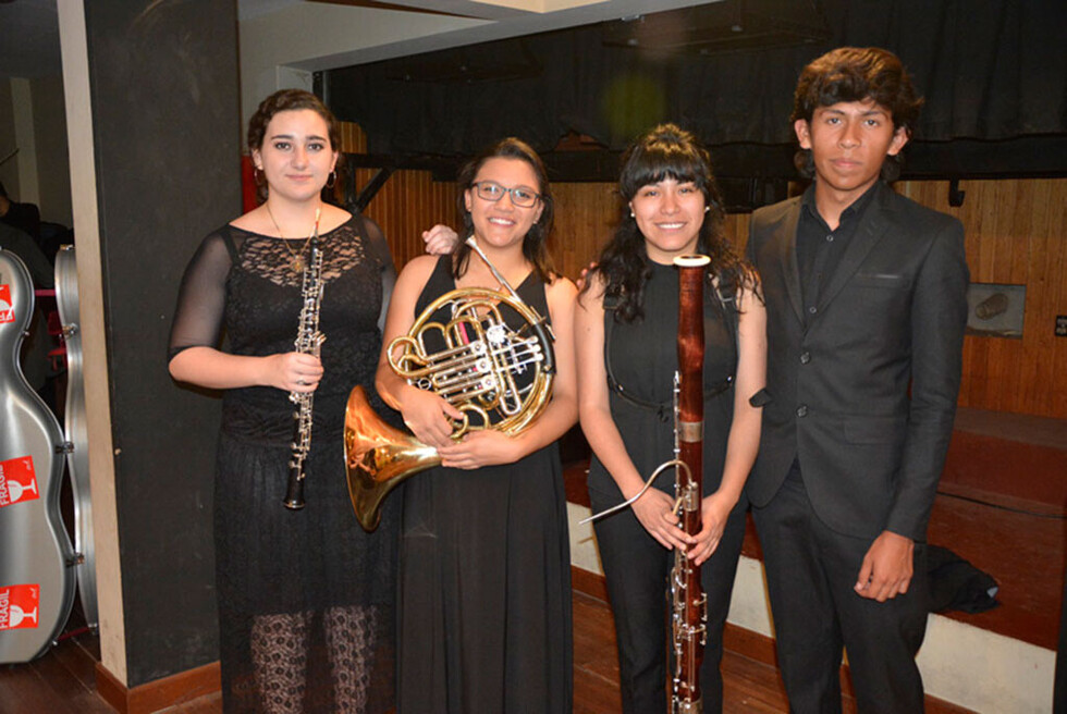 Con la Orquesta Académica  de Tarija