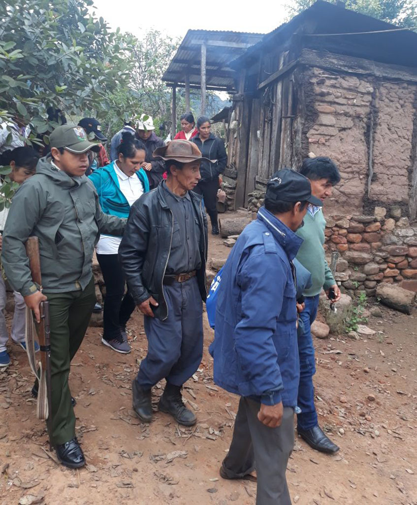 Policía rescató a una persona luego de nueve días de estar perdido