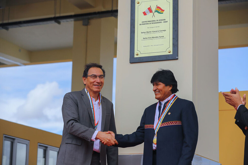 Presidentes de Perú y Bolivia se reunirán en junio para analizar proyecto de corredor bioceánico