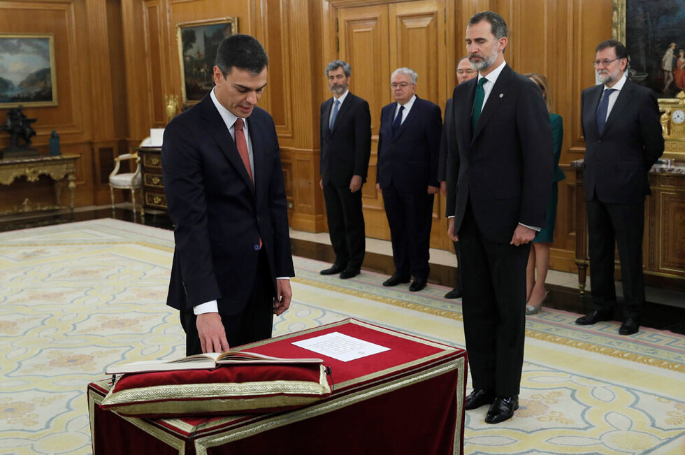 Pedro Sánchez asume como nuevo presidente de España
