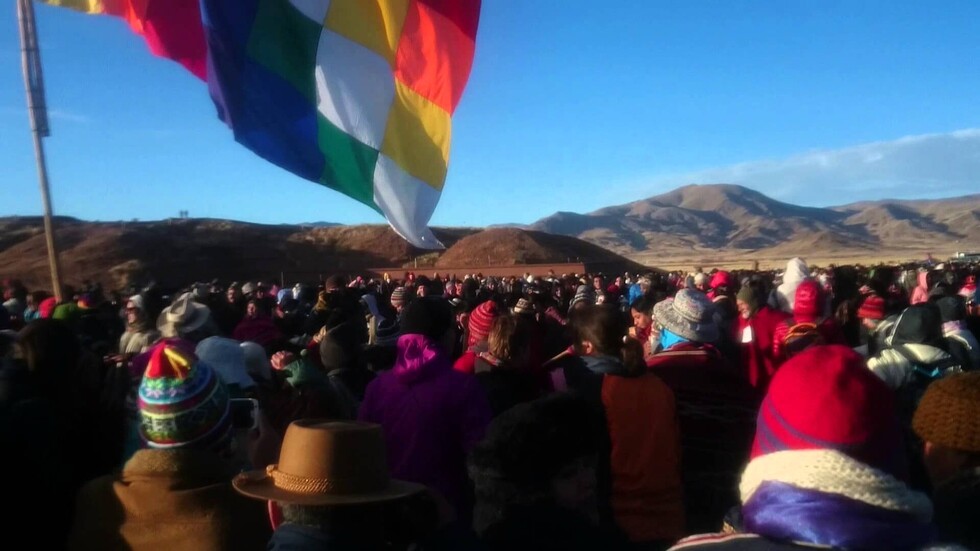 Tiahuanaco espera a unas 20.000 personas para recibir el año nuevo andino amazónico