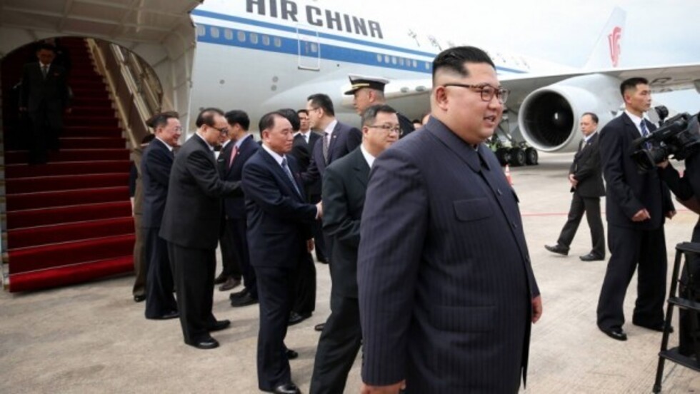 Kim Jong-un llega a Singapur para la reunión con Trump
