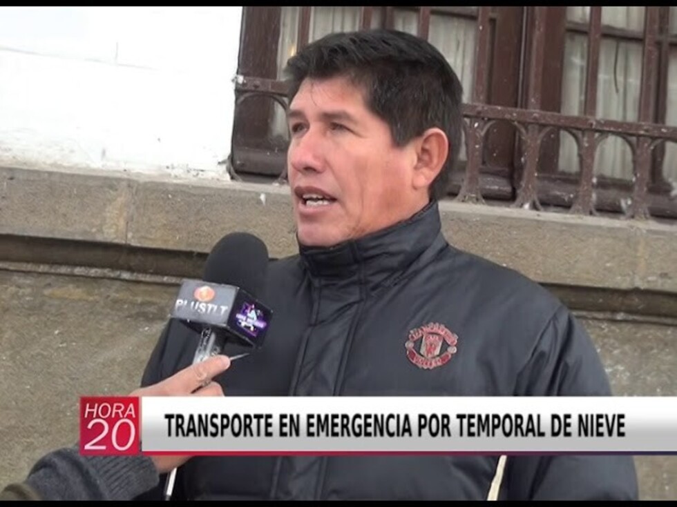 Transporte en emergencia por temporal de nieve