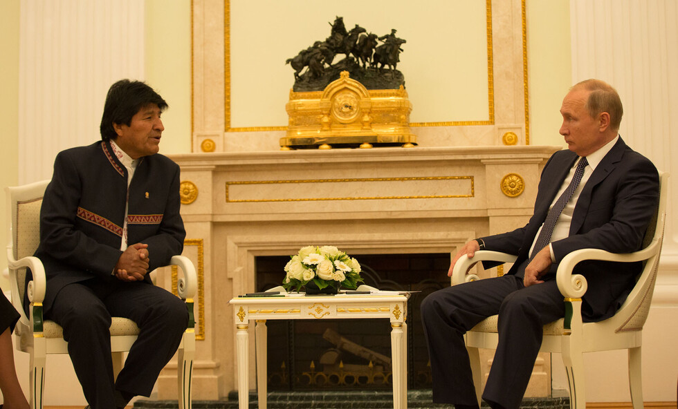Putin: "Gazprom podría duplicar la extracción de gas en Bolivia"