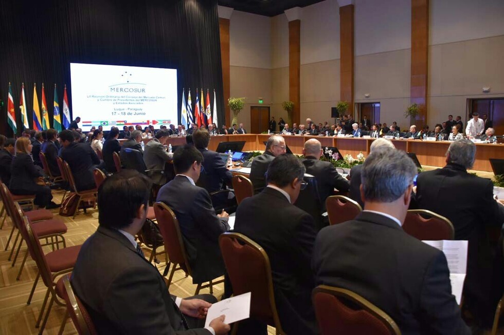 García Linera participa de la LII Cumbre de Jefes de Estado del Mercosur en Paraguay