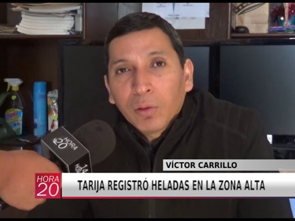 Temperaturas descendieron hasta -7 grados en Tarija