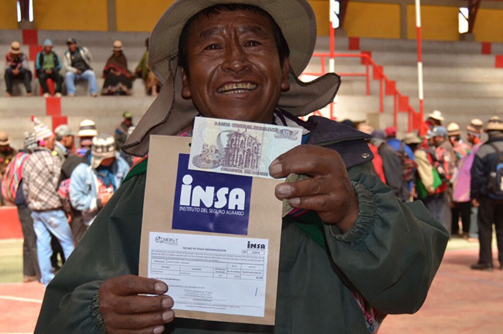 Seguro Agrícola llega a unas 128 mil familias