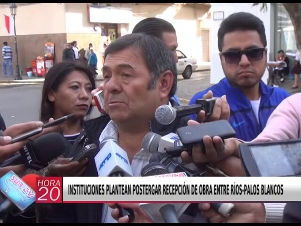  Instituciones plantean postergar recepción de obra Entre Ríos-Palos Blancos