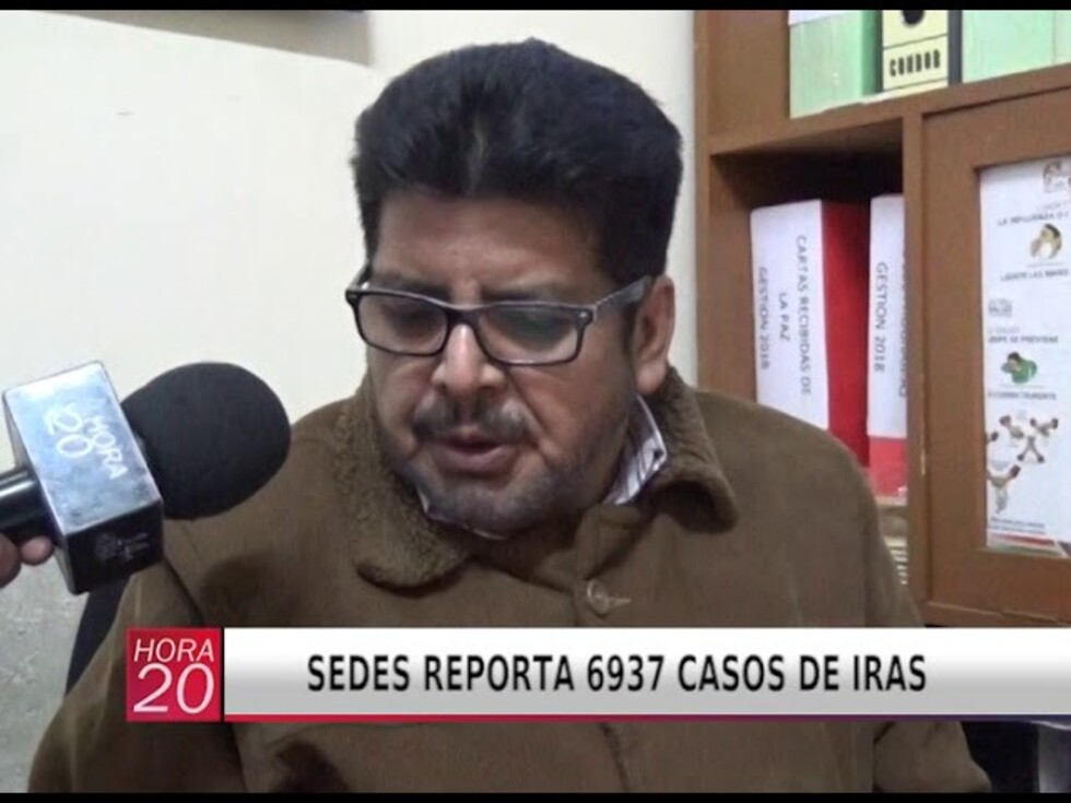 SEDES  reporta un bajo índice de casos de IRAS en Tarija