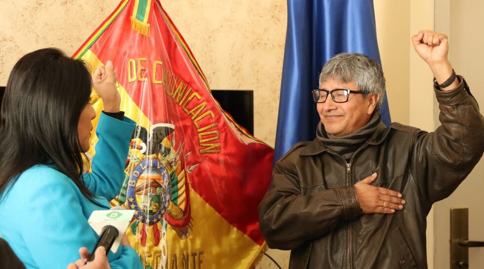 Posesionan a Willy Maydana como Viceministro de Gestión Comunicacional