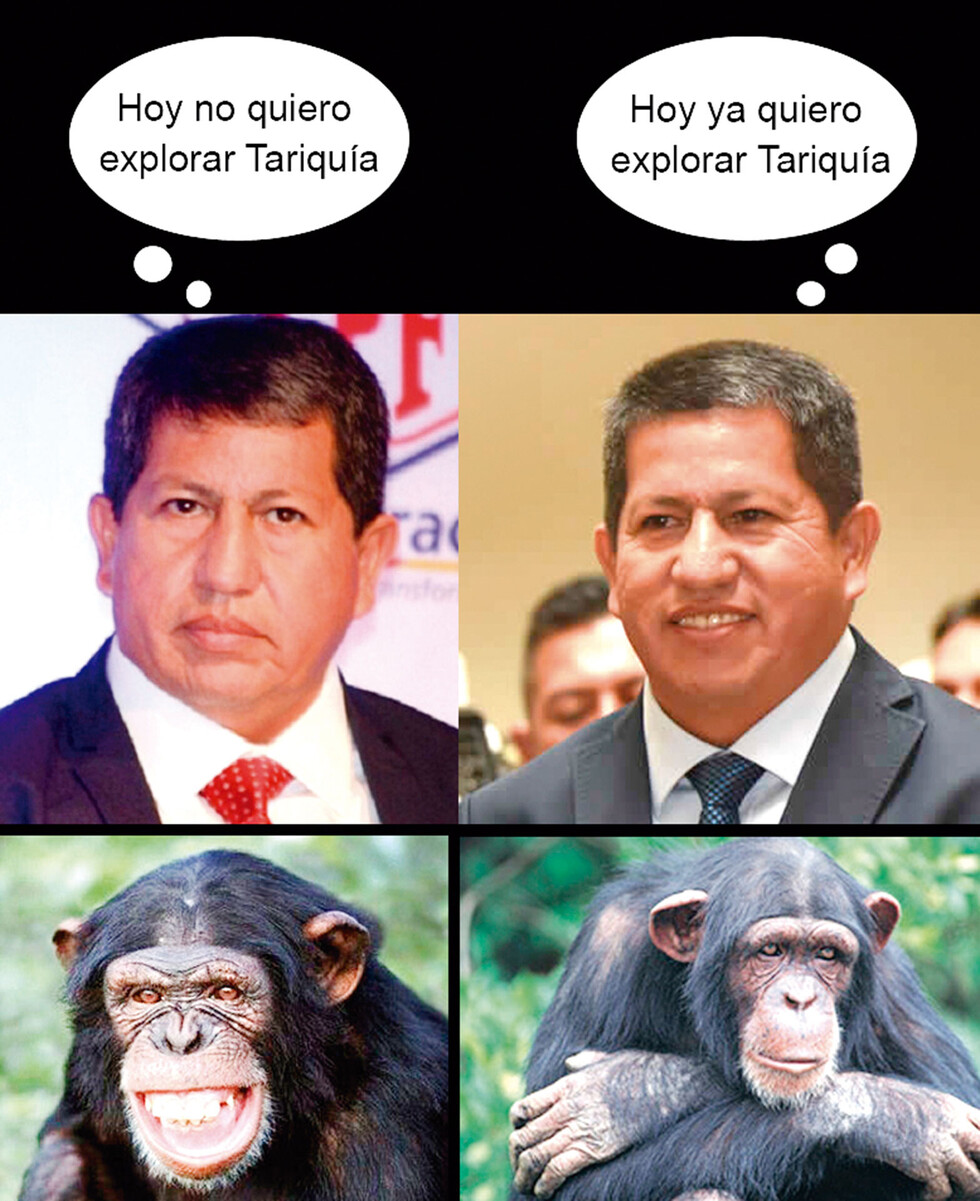 Por Tariquía, descubren que Ministro Sánchez es bipolar