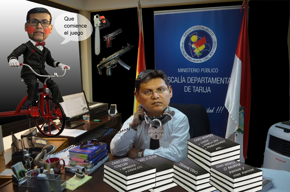 Encierran al fiscal “bolitas” y su vida está en juego