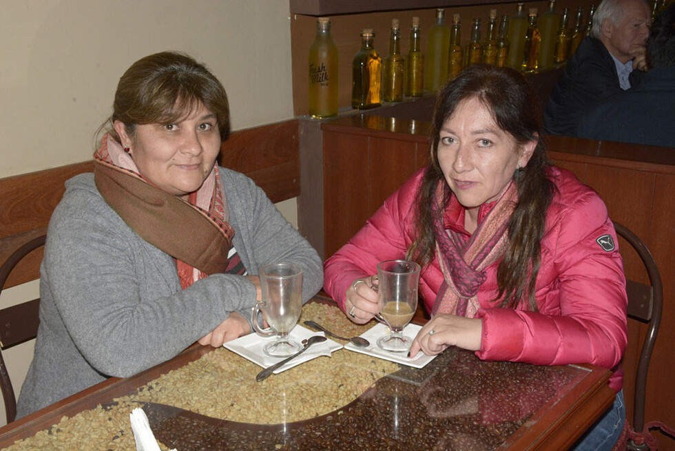 Compartiendo en el Café Mokka