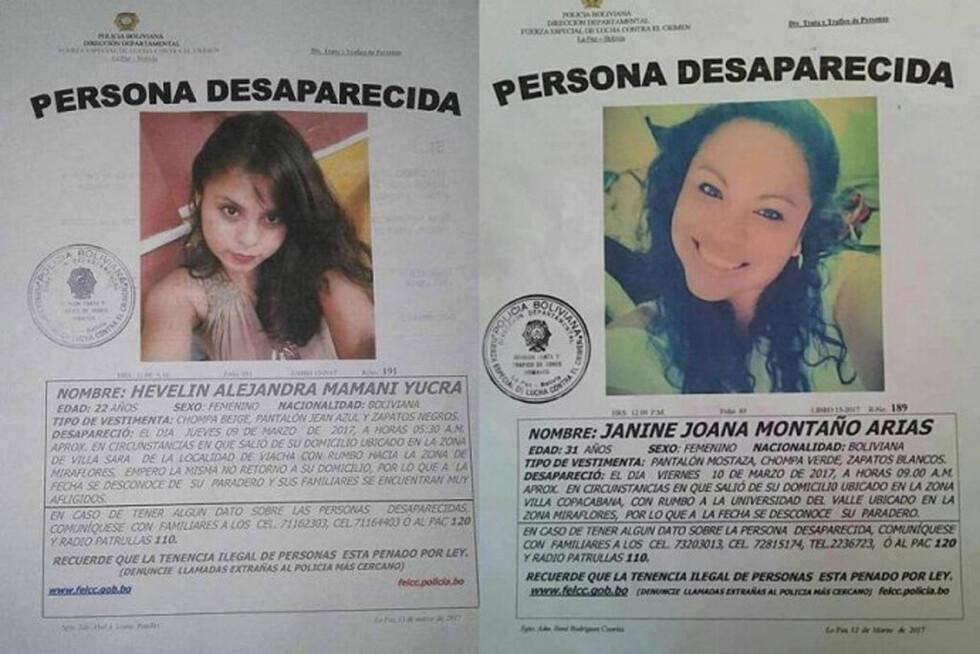 Policía reporta 1.190 personas desaparecidas