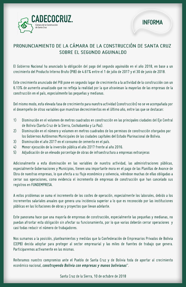 Cuestionan uso del PIB para cálculo del doble aguinaldo