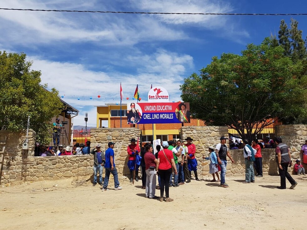 Presidente inaugura U.E. Lino Morales en el Municipio de San Lorenzo