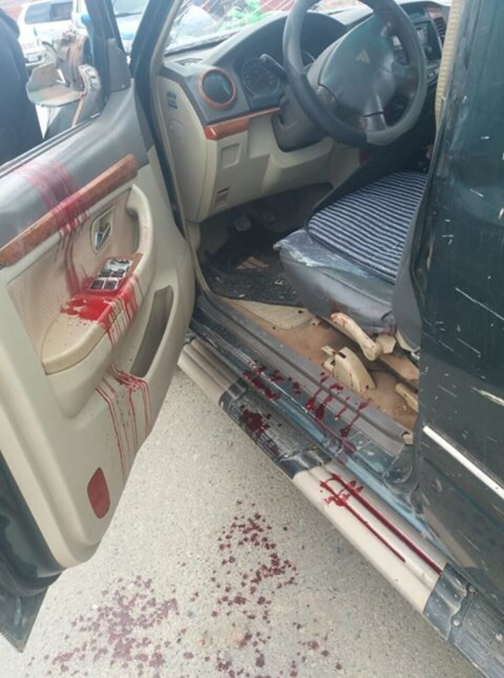 Accidente de tránsito en el Campo Ferial del barrio El Constructor