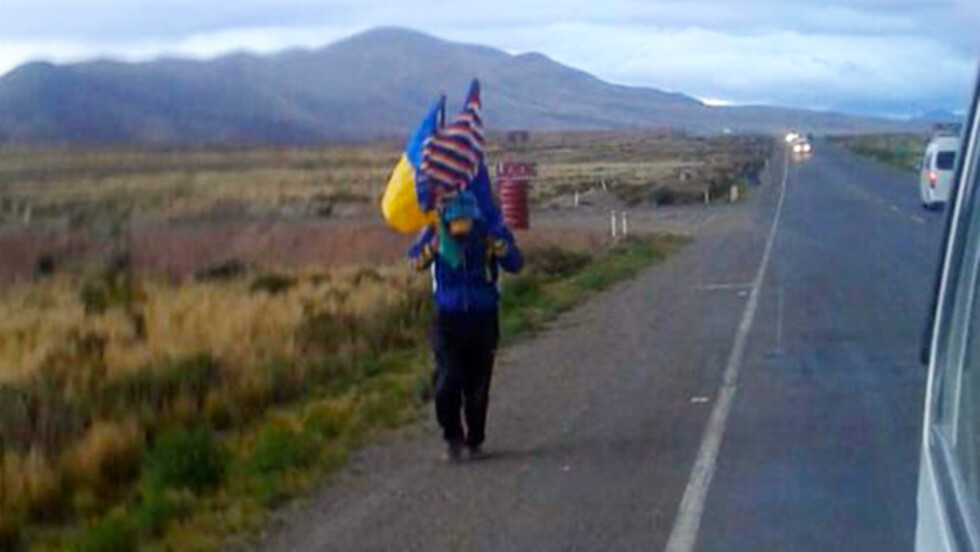 David culminó su caminata desde Huanuni y espera que Evo lo reciba