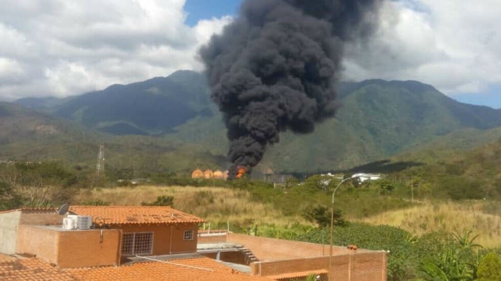 Reportan incendio en una planta de llenado de Petróleos de Venezuela