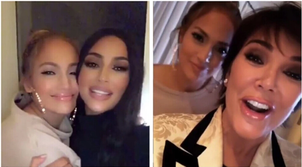 Kim y JLo se  juntaron para  ver película