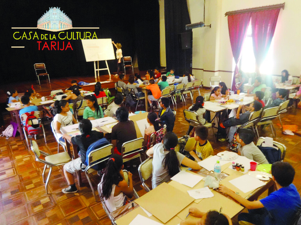 Pintando con literatura  en Tarija