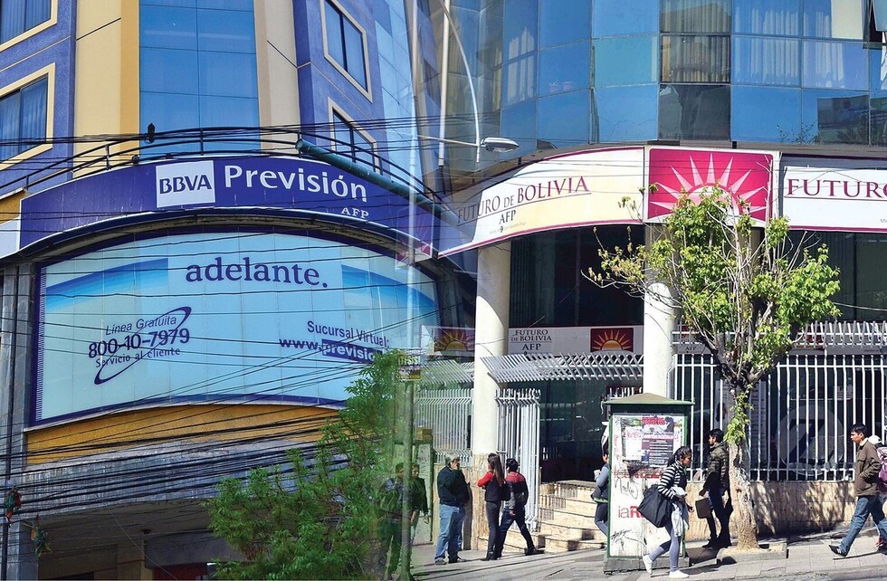 Fondos de pensiones financian principalmente a la banca y al Estado