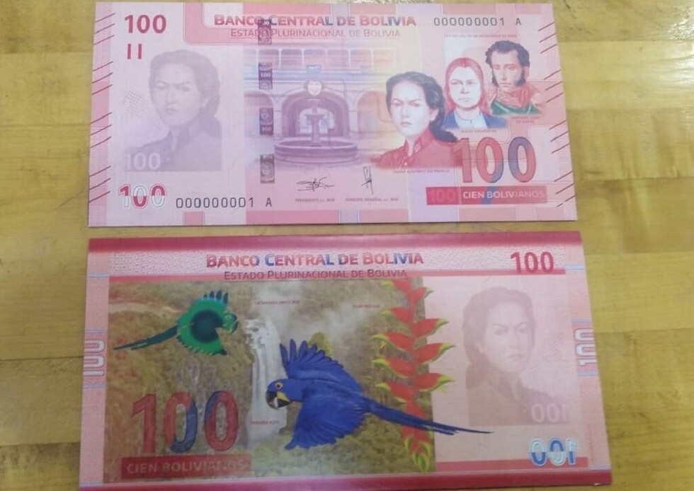 Lanzan nuevo billete de 100 bolivianos