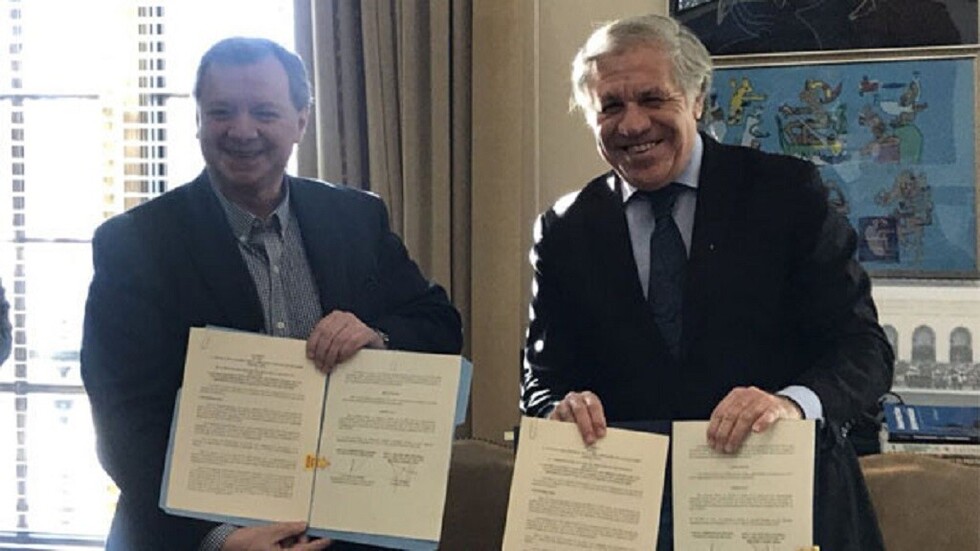 OEA será observadora en Primarias: Gonzales y Almagro firmaron acuerdo