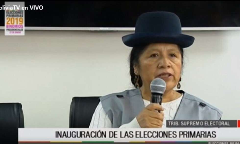 Tribunal Supremo Electoral inaugura elecciones Primarias en Bolivia