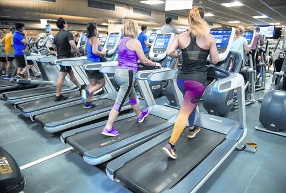 Agua fría después  del gym