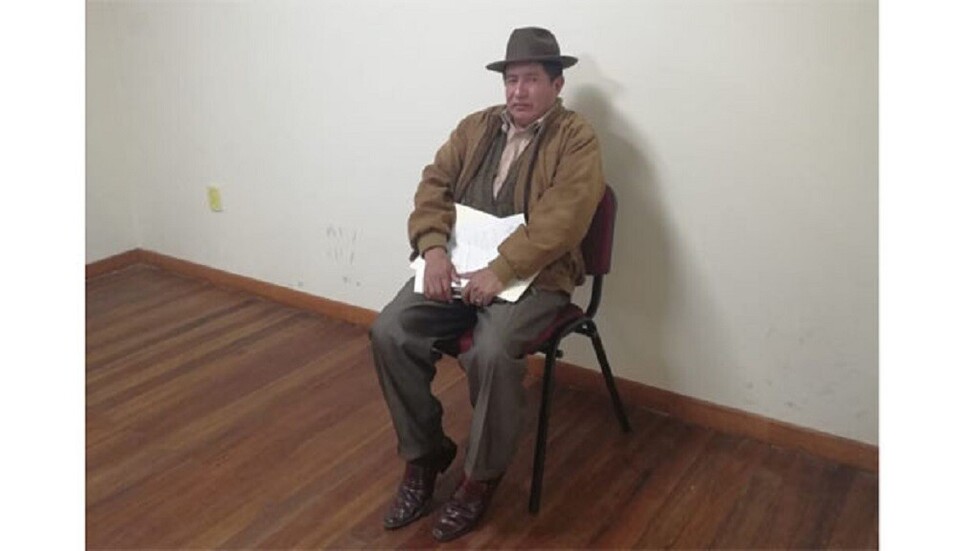 Quispe nuevamente es aprehendido por juicio que le sigue Felipa Huanca