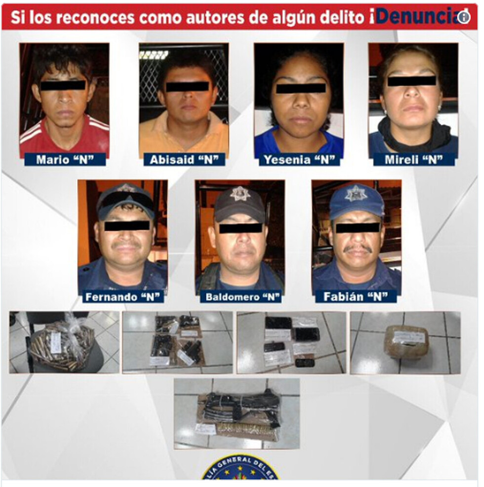 Capturan a 9 miembros  del grupo  ‘Los Rojos’
