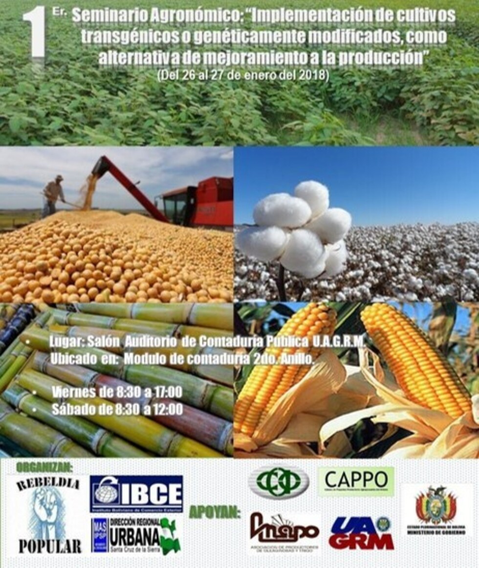 Agronegocio y transgénicos son “el problema, no la solución”