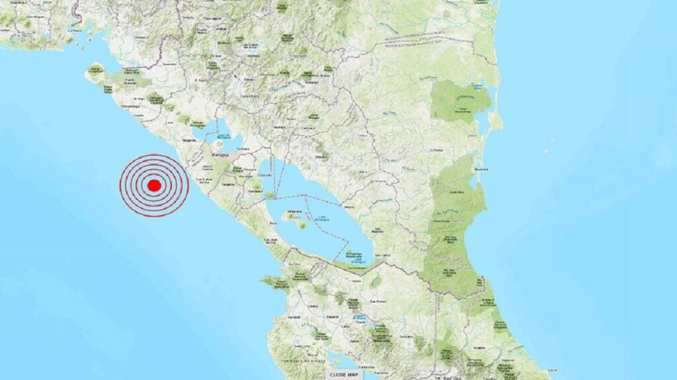 Se registra un sismo de magnitud 5,4 en Nicaragua que se siente también en El Salvador