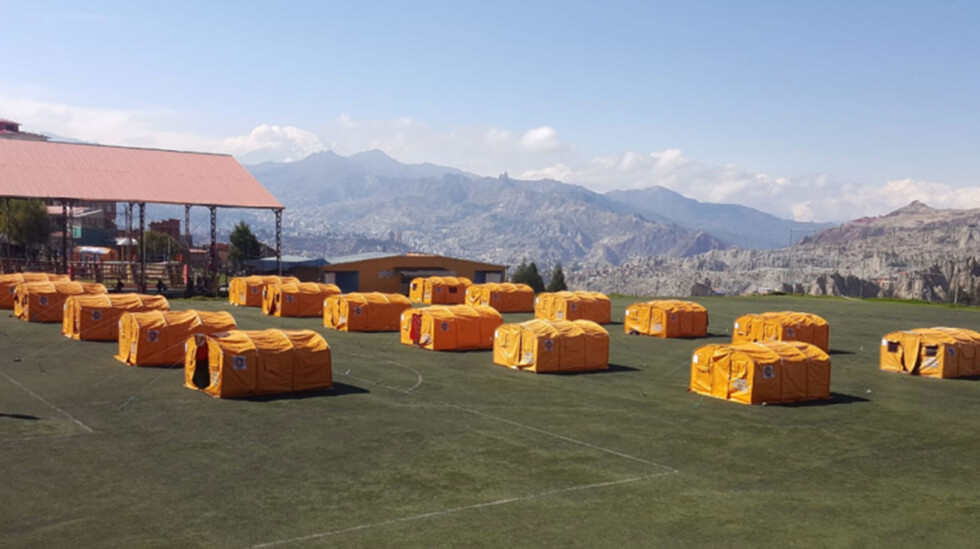 Instalan campamento para las familias afectadas