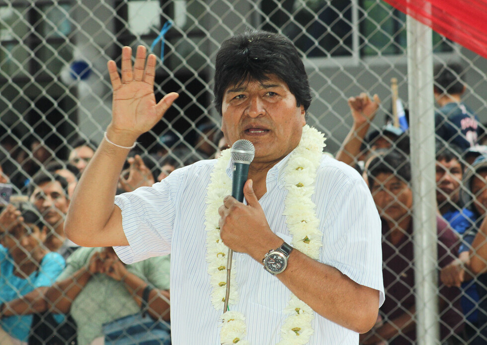 Morales llama a demostrar el "poder del pueblo"